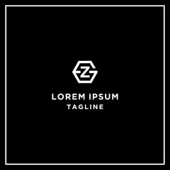 gz or zg hexagon logo