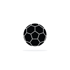 Fototapeta premium Modern soccer and football ball icon set. Simple flat black vector graphics for sports app design, team logo, match event, or tournament poster