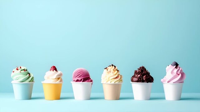 ice cream video stock lifestyle HD.