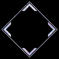 ホログラム_フレーム_四角