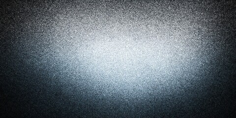 Grainy textured surface displays a horizontal gradient of shimmering silver light against dark edges
