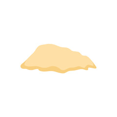 Pile of beach sand vector illustration