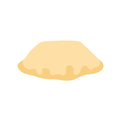 Pile of beach sand vector illustration