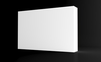 Mockup for press wall, pop up. Template. Blank wall. Blank mock-up box product isolated.	
