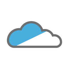 Cloud logo vector template