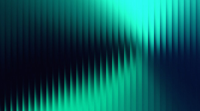 Abstract vertical gradient pattern featuring vibrant teal and cyan