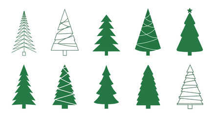 Stylized Christmas Tree Collection