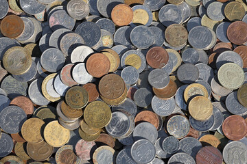 Assorted Coins from Multiple Countries