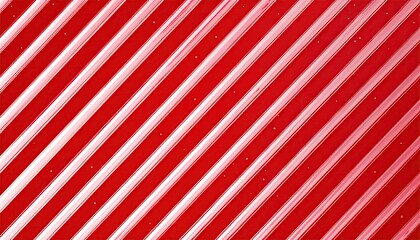 Diagonal Red and White Stripes Pattern for Festive Backgrounds.