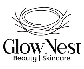 GlowNest Minimal Skincare and Beauty Brand Logo