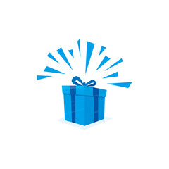 Gift Icons. Gift Box Giveaway Icon. Giveaway Present Icon Vector Illustration. Giveaway Logo Template Design Social Media.