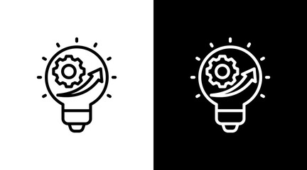 Innovation Wheel With Icon Set Design