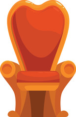 Obraz premium Luxurious golden throne chair representing royalty, power, and authority, perfect for fairy tales or historical settings