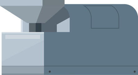 Industrial recycling machine processing waste materials for sustainable resource management