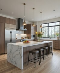 modern kitchen interior