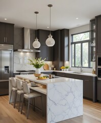 modern kitchen interior