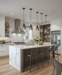 modern kitchen interior