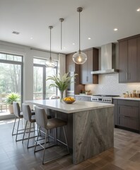 modern kitchen interior