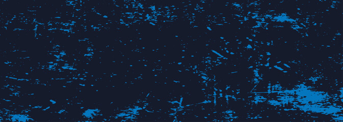 Dark background with blue grunge texture for banners and websites. Vector illustration