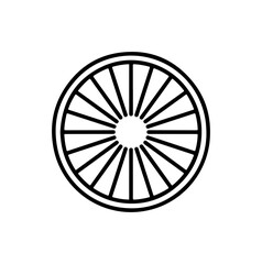 Fresh citrus slice illustration for healthy lifestyle design, vibrant summer fruit, tropical flavor icon, sunshine zest, energizing natural ingredient outline