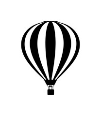 Fototapeta premium Whimsical hot air balloon soaring high, a symbol of adventure, freedom, and dreams taking flight, conveying joy and inspiration in minimalist design