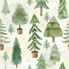 Xmas trees pattern.