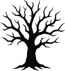 tree silhouette vector