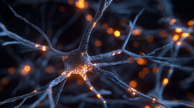 Brain shaped quantum neural network, Glowing brain like data structure