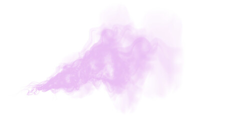 Vibrant purple smoke PNG effect with soft swirling clouds and glowing edges, perfect for fantasy art, magic visuals, overlays, and atmospheric graphic design elements.