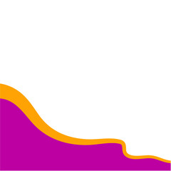 Abstract divider shape. Business Separator Footer Illustration.