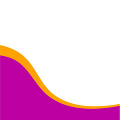 Abstract divider shape. Business Separator Footer Illustration.