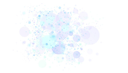 Gradient blue bokeh and glitter