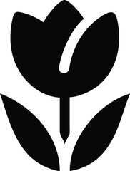 A single ripe red tomato with a green stem and leaves presented isolated on white background.