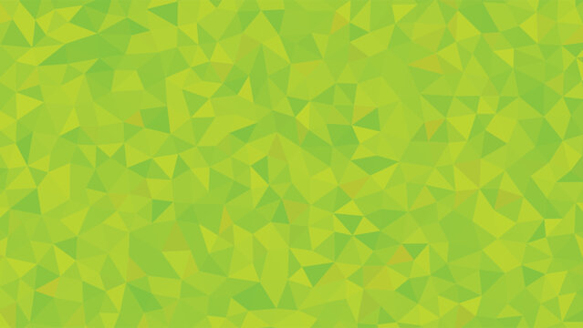 Green polygon mosaic background with modern and fresh style texture