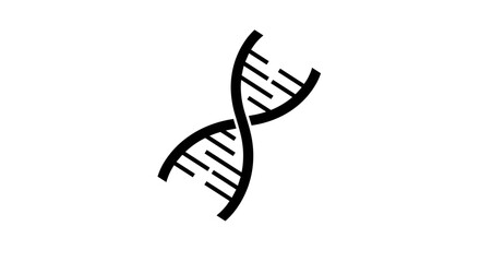 DNA Double Helix Genetic Code and Molecular Biology Concept.