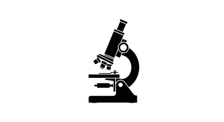 Microscope Illustration A Detailed Scientific Instrument Depiction.