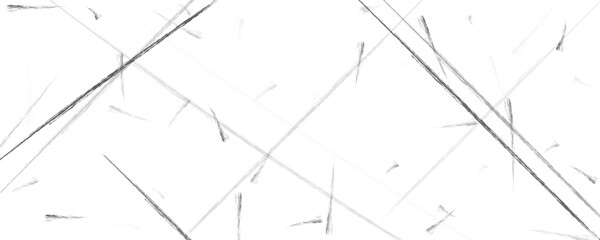 Abstract grunge geometric sketch lines overlapping seamless pattern transparent background design.  