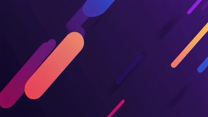 Abstract background with geometric shapes in a minimalist vector style, featuring a deep shadow effect, vivid color palette and sharp contrast
