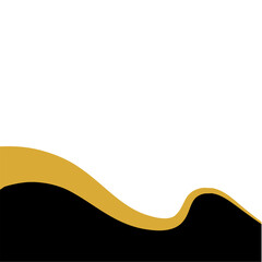 Modern wave divider shape. Divider shapes for banners, cards, templates. vector illustration