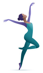 Fototapeta premium Women contemporary dance