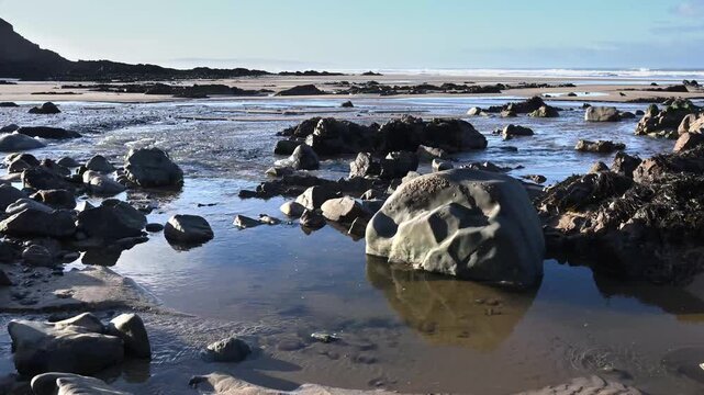 West Country beachs of rockpools and soft sand