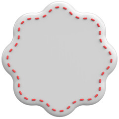 Price tag. Sale tag. Discount label. 3D illustration.