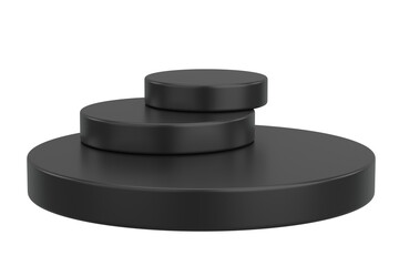 Modern Product Podium. 3D Backdrop. 3D illustration.