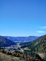 Fototapeta premium view of the mountains
