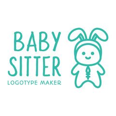 Family-Friendly Childcare Logo | Modern Nursery & Babysitter Branding Design for Children’s Services – Warm Family Icon for Babysitting, Daycare & Family Service Businesses