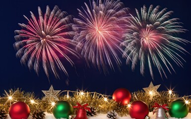 Decorative golden ornament with glowing bokeh background and festive charm