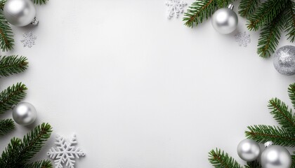 Abstract white grunge Christmas background