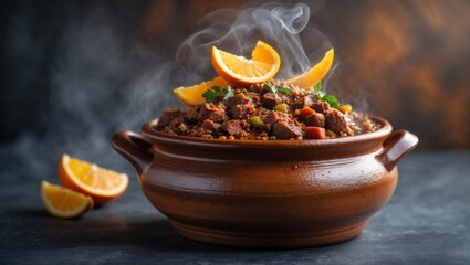 Feijoada in Ceramic Pot