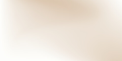 Smooth beige gradient background. Soft neutral liquid wallpaper. Universal nude color texture for banner, flyer, presentation. Abstract blurred backdrop cover. Vector illustration.