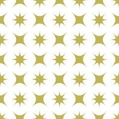 Gold pattern. Vector geometric seamless design. Golden ornament with delicate lines. Luxury abstract background.